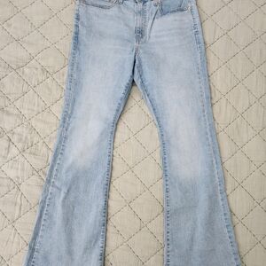 Levi's Women's 726 High Rise Flare Jeans, Eternal Indigo Light